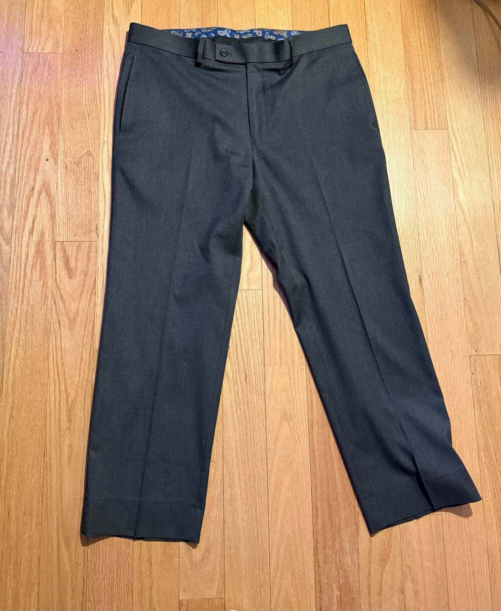 Lauren Ralph Lauren Dress Pants 34W x 30L Gray Pleat Free Trousers